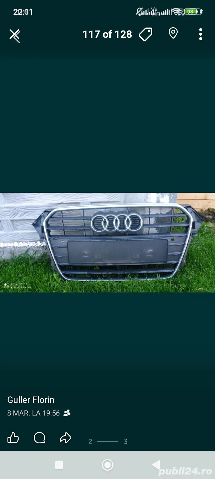 grila audi A 4  2015