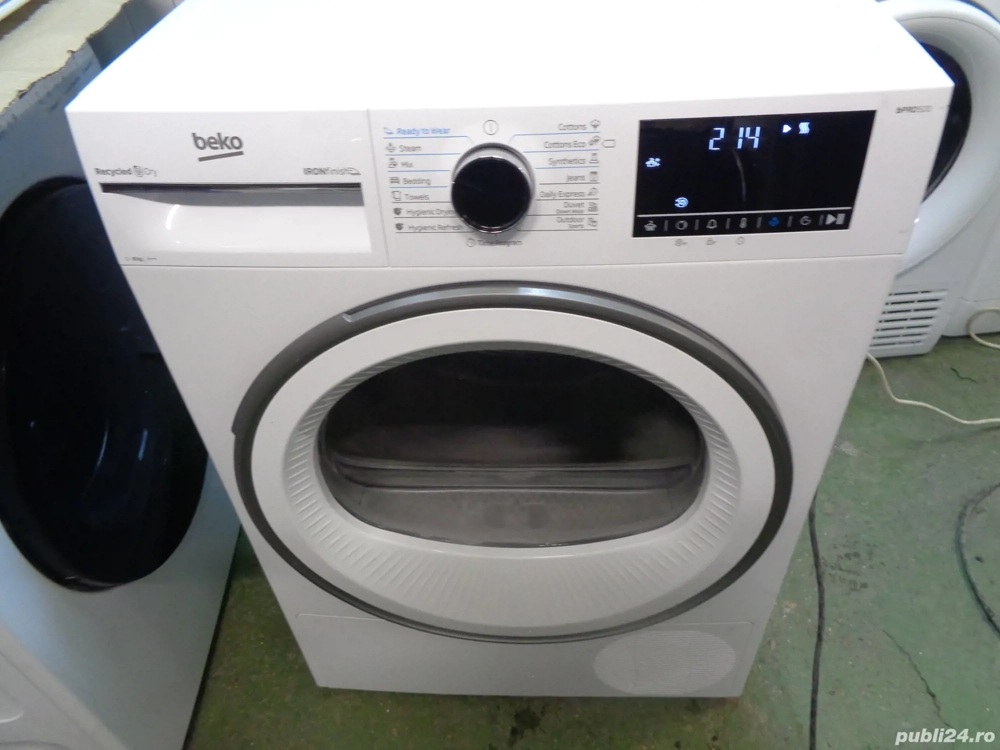 uscator rufe cu pompa de caldura 8 KG BEKO