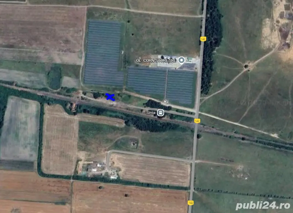Teren extravilan 5.700 mp   între parcul fotovoltaic și Gara Sinersig, Timiș