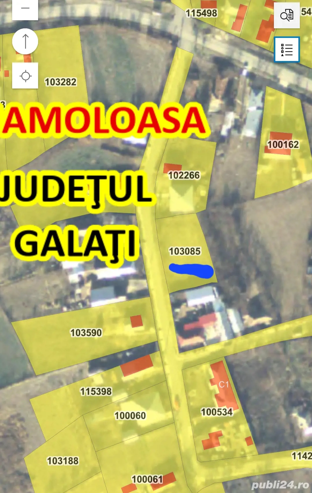 Vand teren intravilan Namoloasa Jud Galati