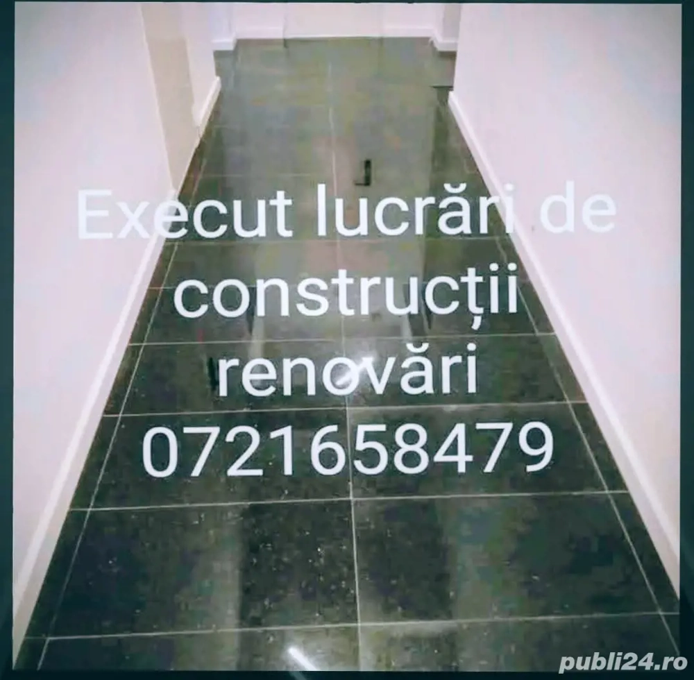 Executam lucrări de construcții renonovari