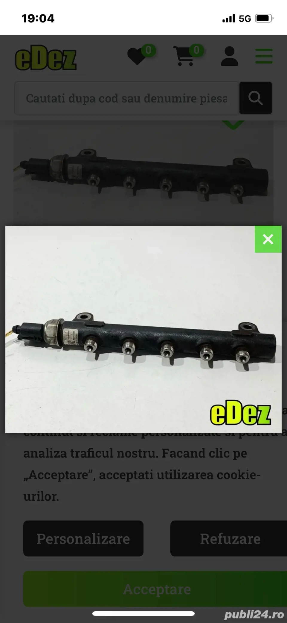 Rampa injecție opal antara 2.2 d an 2011  