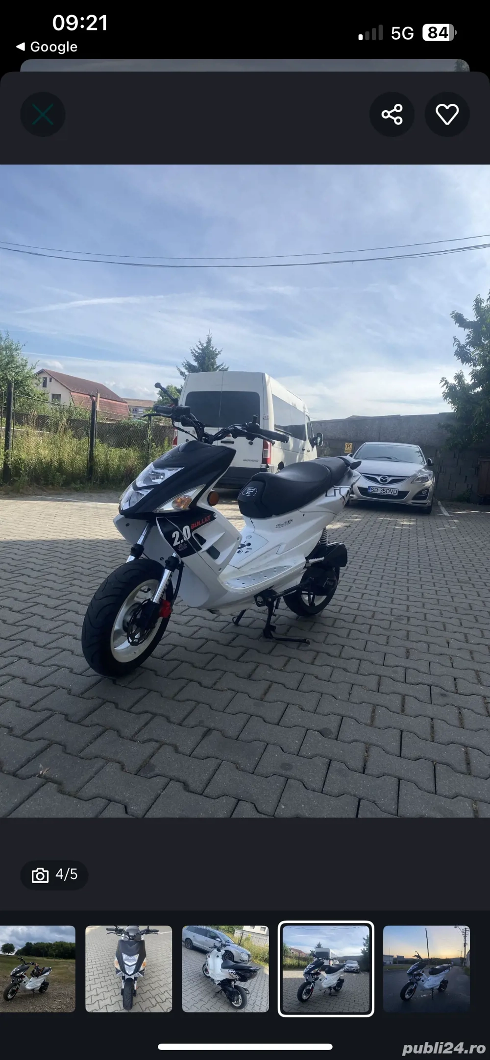 Scuter TGB bullet 2.0 limited White Edition 2016