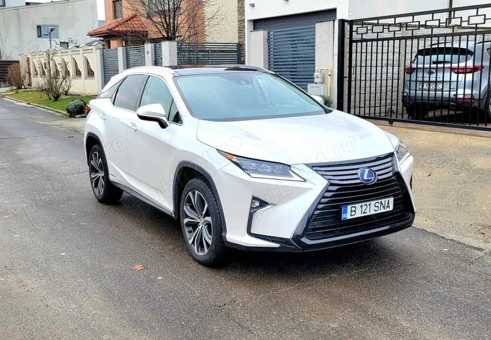 Lexus Rx 450h, 2017, AWD, alb perlat