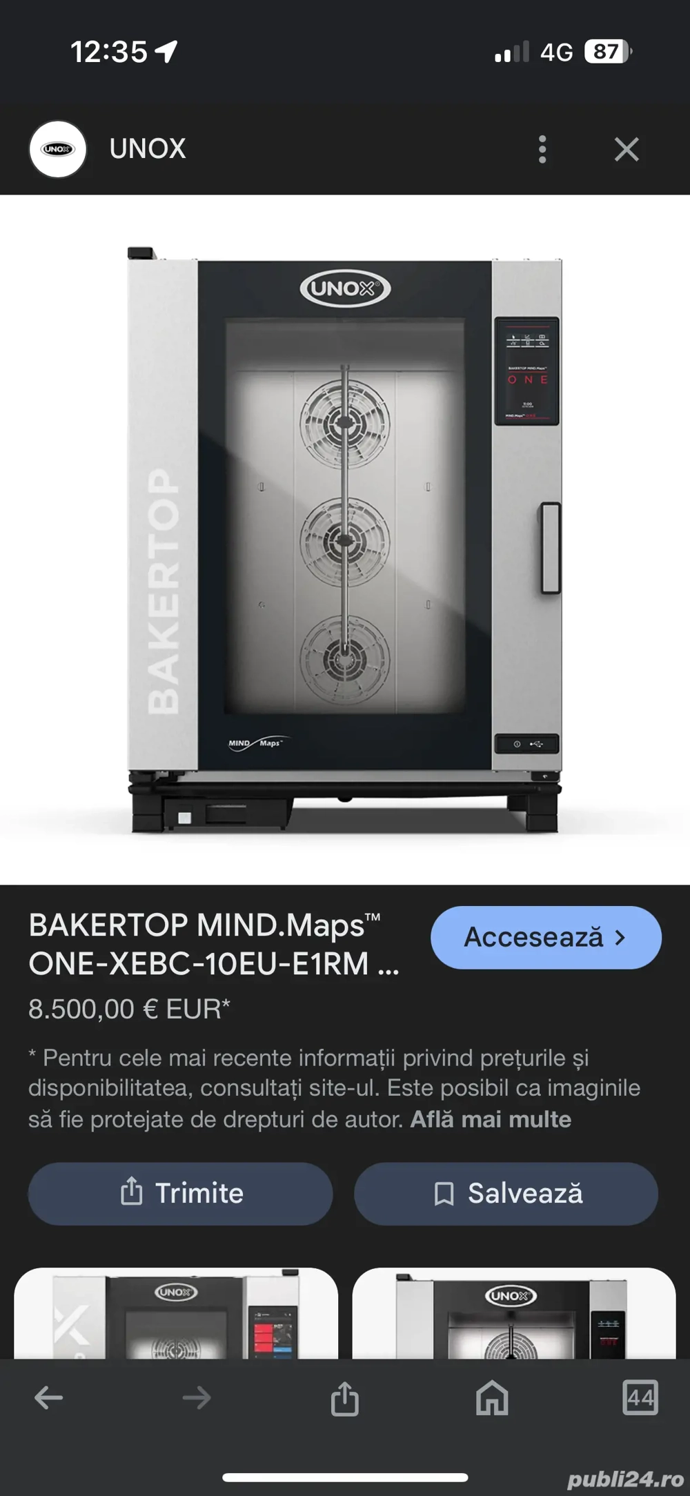 Cuptor unox bakertop 