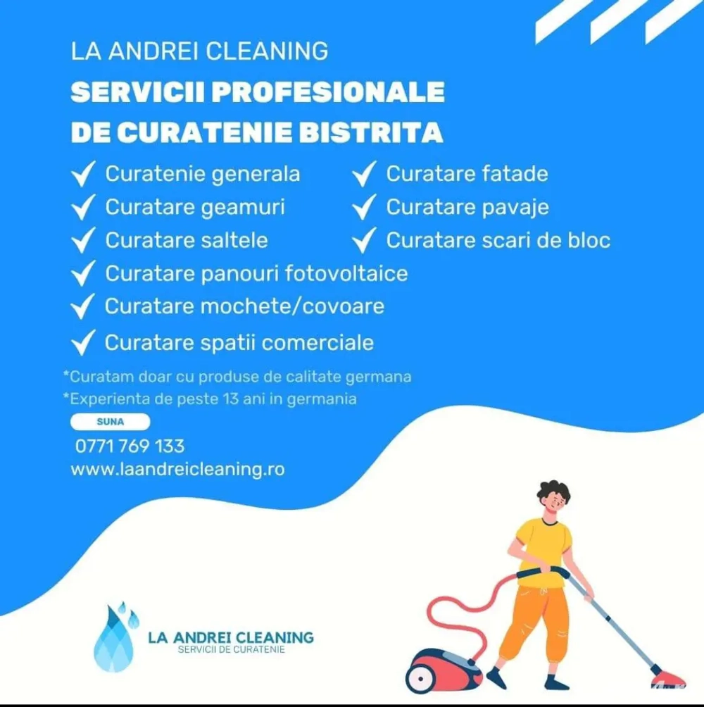 Servicii de curatenie in judetul Bistrita Nasaud