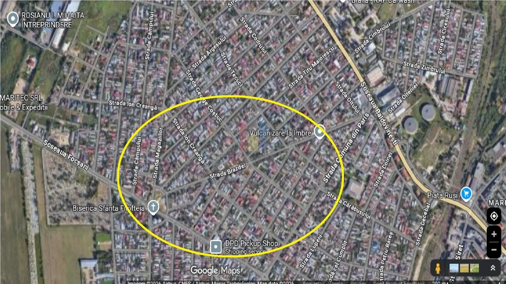 Teren 200 mp Intravilan Sos Focsani ^ Com Paris  cadastru posibilitate utilitati