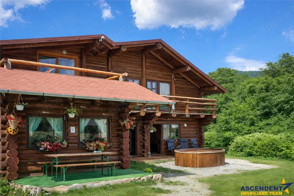 FILM!Resedinte montane,mobilate,echipate, jacuzzi,piscina,pretios areal,Sambata de Sus