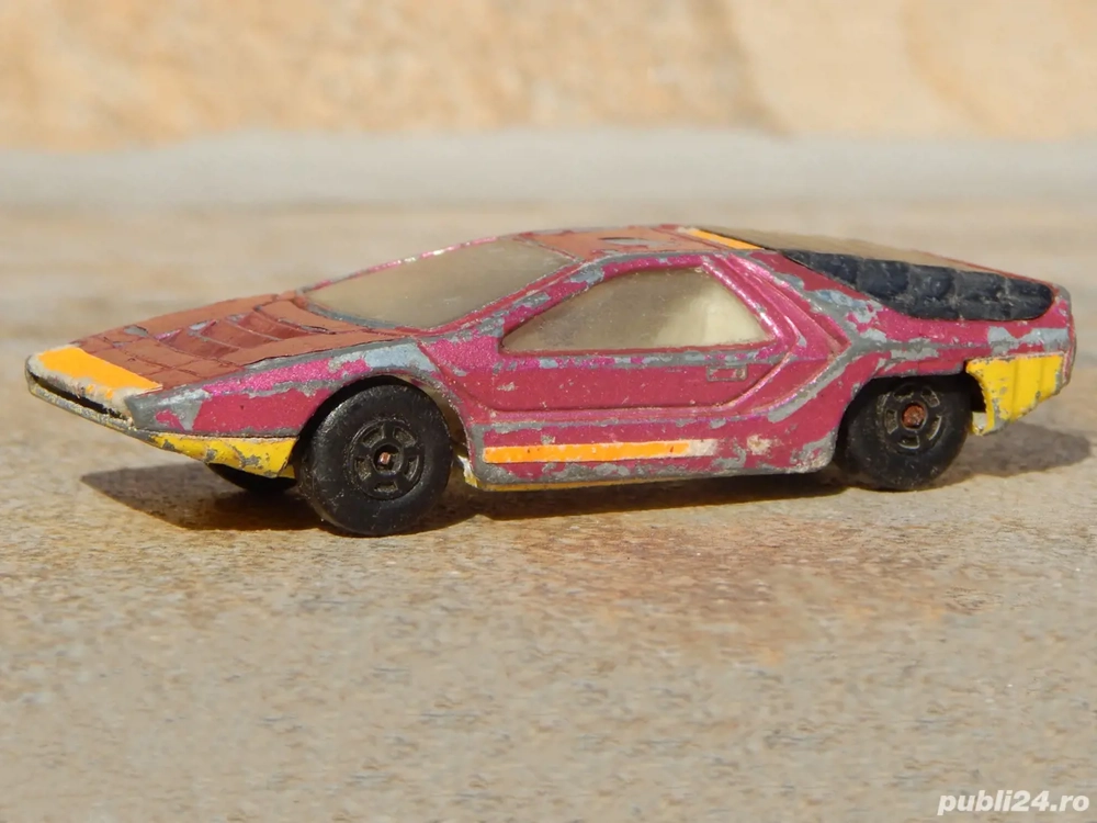 Macheta Alfa Romeo Carabo Matchbox Lesney 1970 Anglia veche uzata