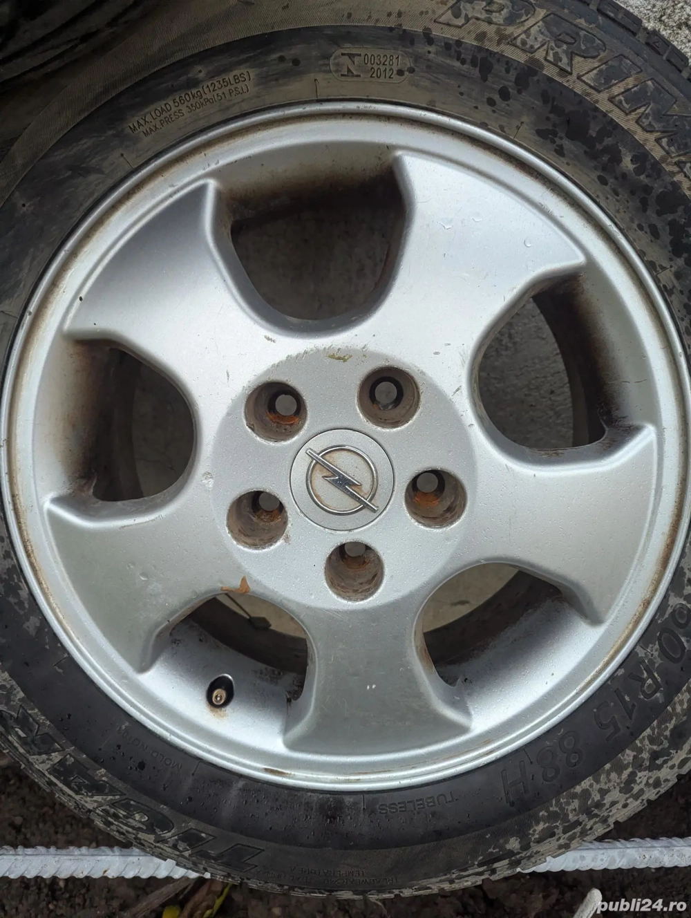 Jante Opel cu Cauciucuri 195/60 R15