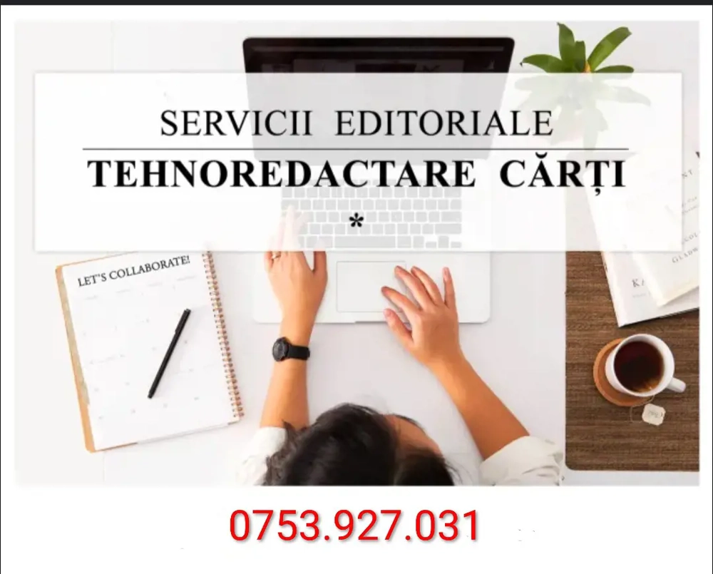 Servicii Tehnoredactare, corectare, copyright 