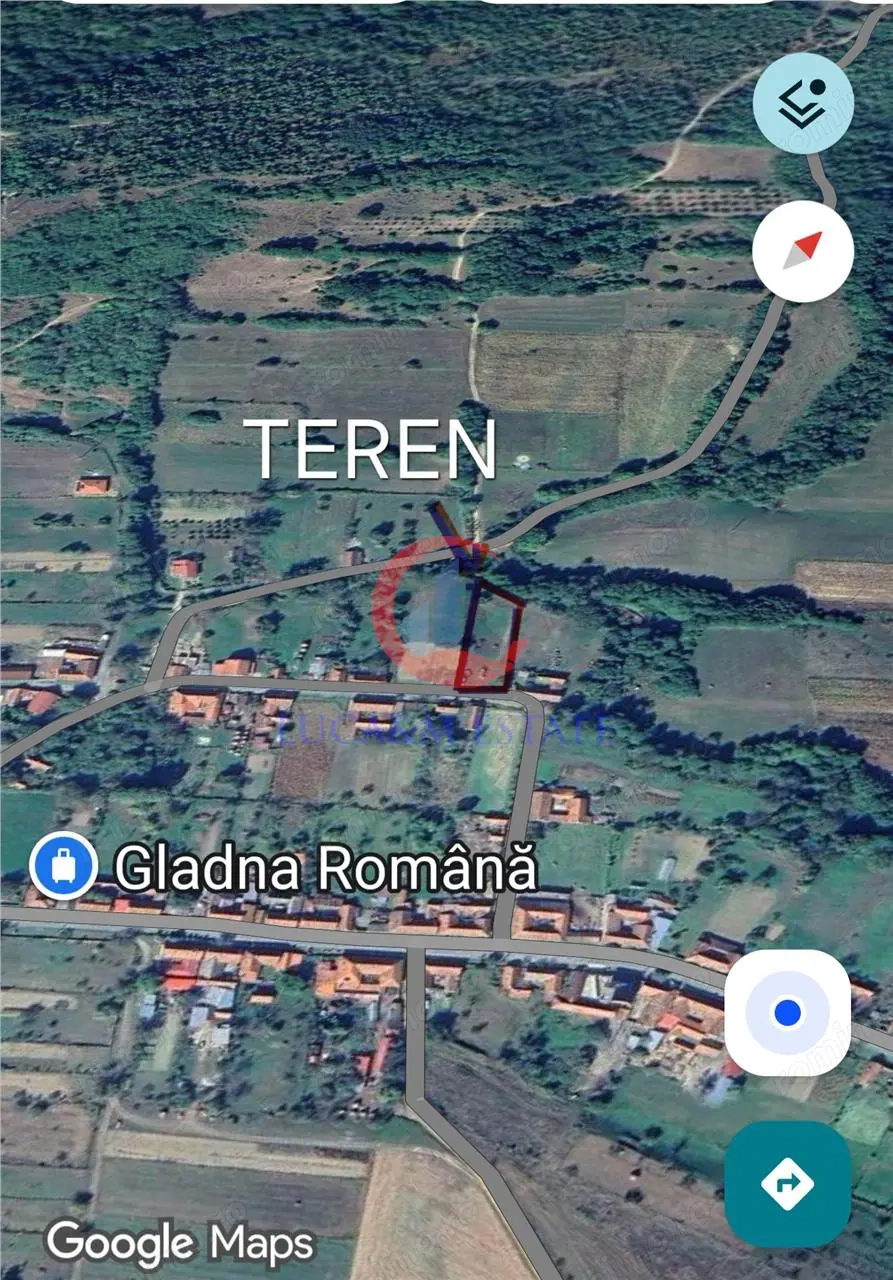 Teren de vânzare – Zona de munte, cu iesire directa la râu