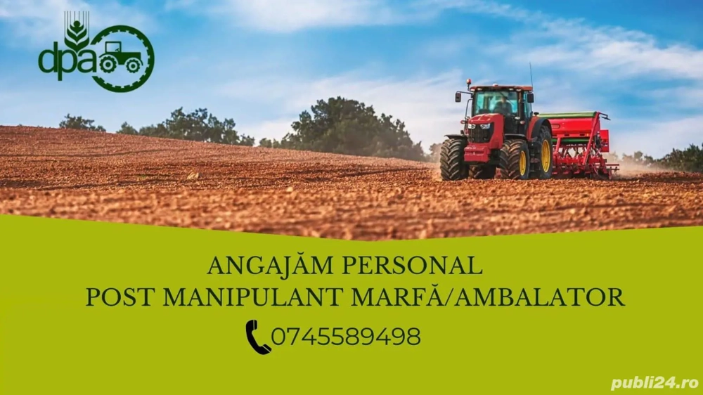 angajam manipulant marfa