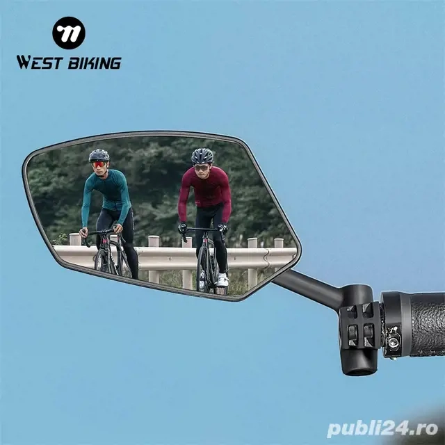 Oglinda pliabila rotativa lentilă antiorbire dop bicicleta ghidon mtb trotineta cursiera semicursier