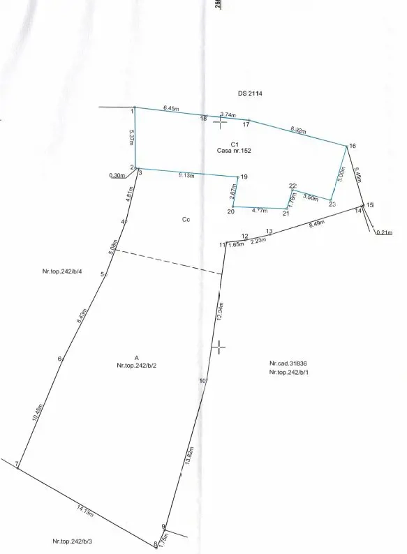 Casa nr.152-Valiug si teren intravilan 495 mp