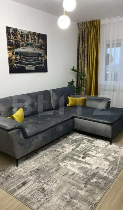 Apartament 1 camera, 46 mp, zona Tatarasi