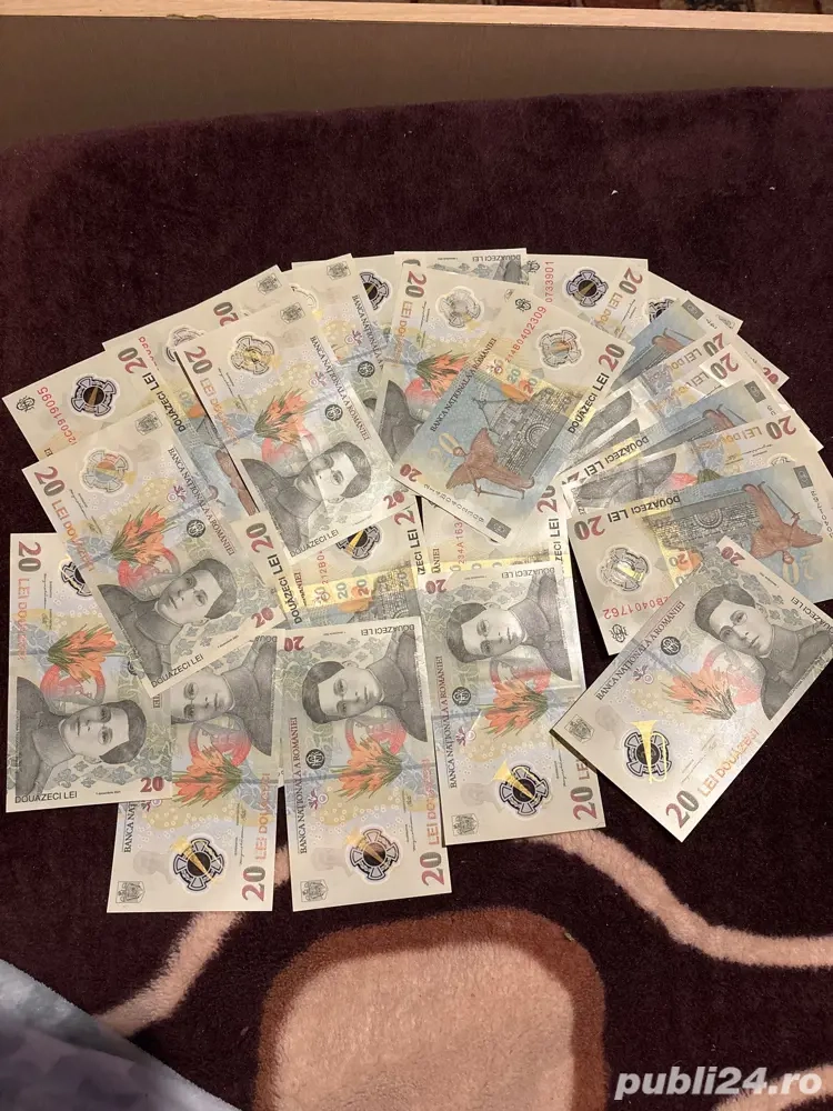 Bacnote de 20 de lei de vanzare