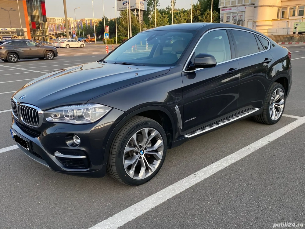 Bmw X6 Cump din România, 85.000Km, 313Cp, Piele 2 culori, Soft close