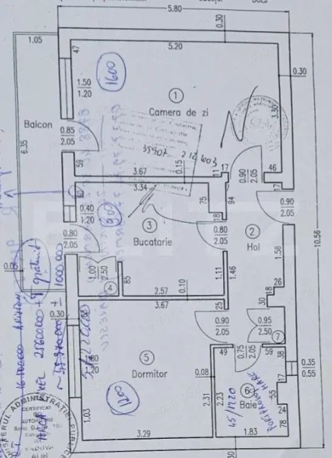 Apartament 2 camere, 62 mp, zona stadionului Ion Oblemenco