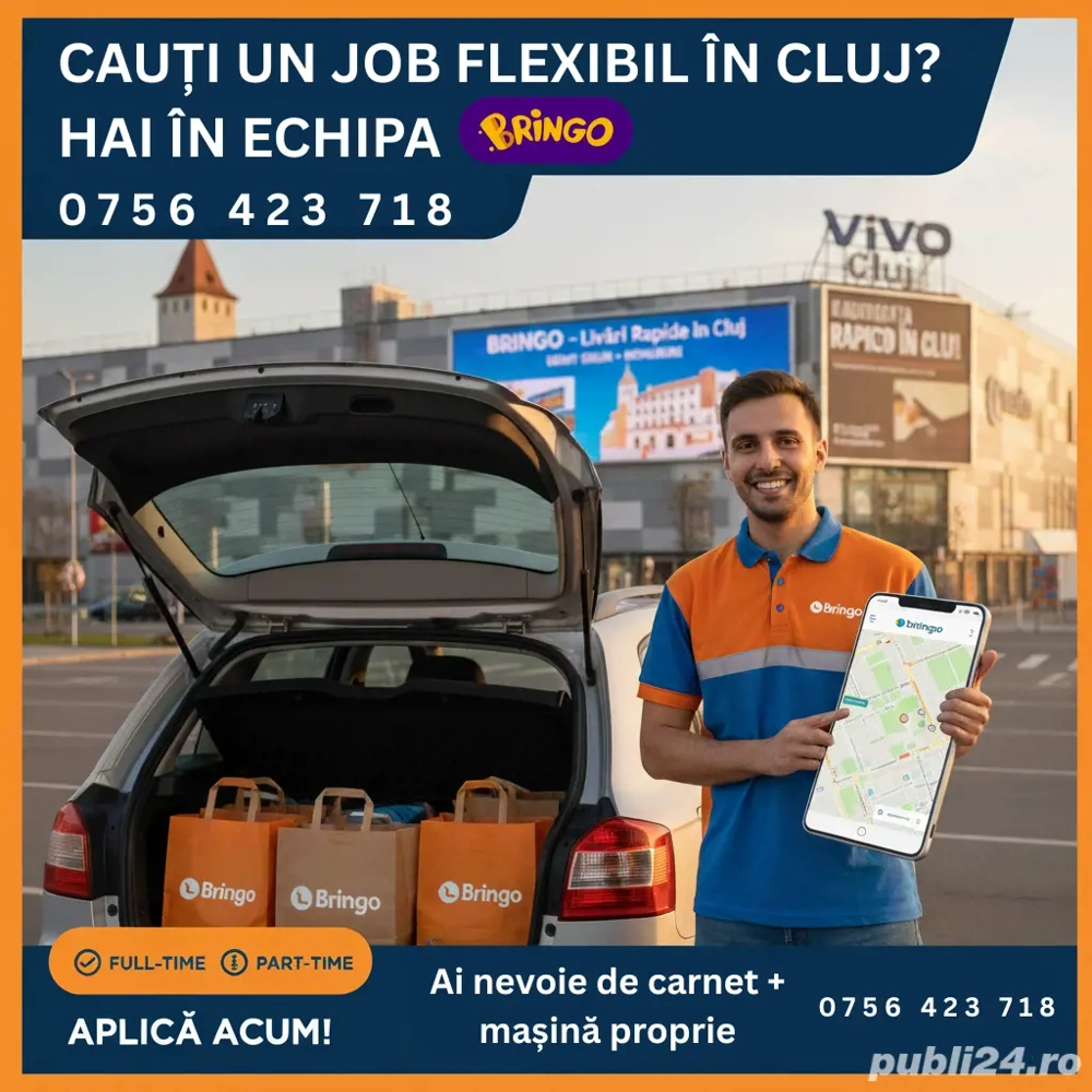 Angajam Sofer Livrari - Bringo Cluj