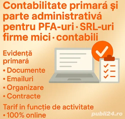 Servicii  Contabilitate Primară Și Administrative Externalizate