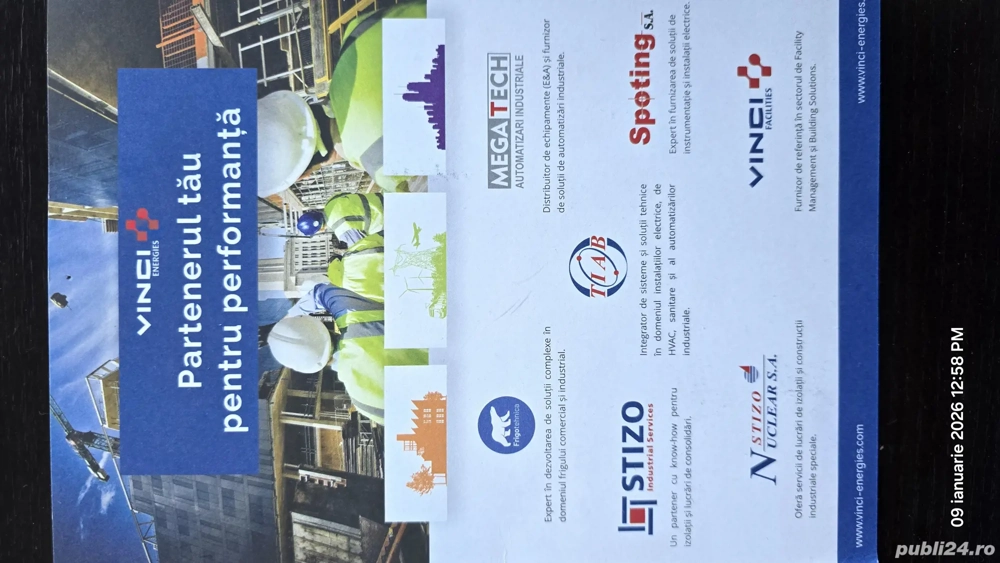 Angajam instalatori (lacatusi)pentru executie trasee inst.electrice industriale! Hai in echipa TIAB!