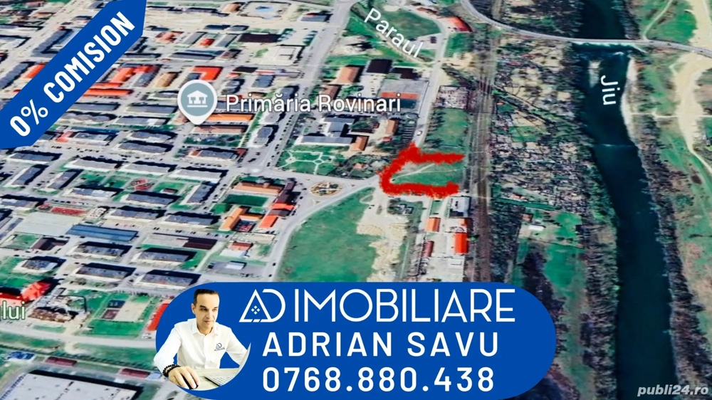 Oportunitate unică de investiție în Rovinari   Teren 5.173 mp | DUBLĂ DESCHIDERE | 0% COMISION