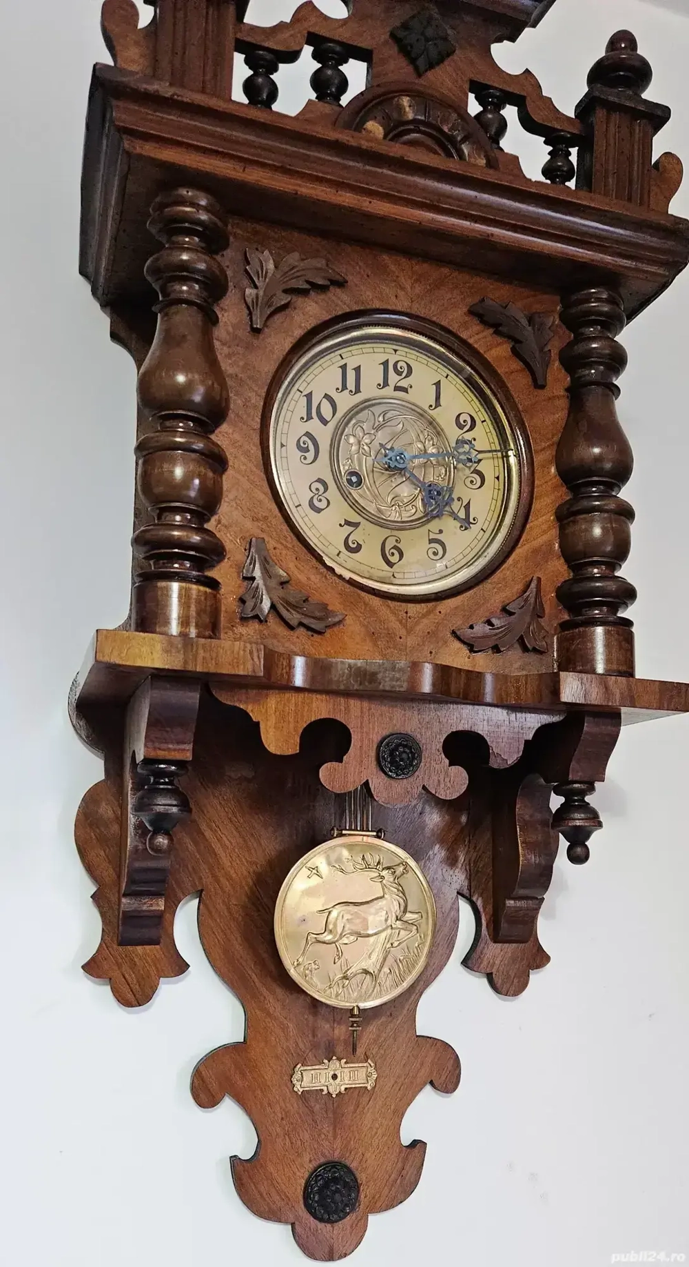 Ceas de perete cu pendula Friedrich Mauthe -Sohn