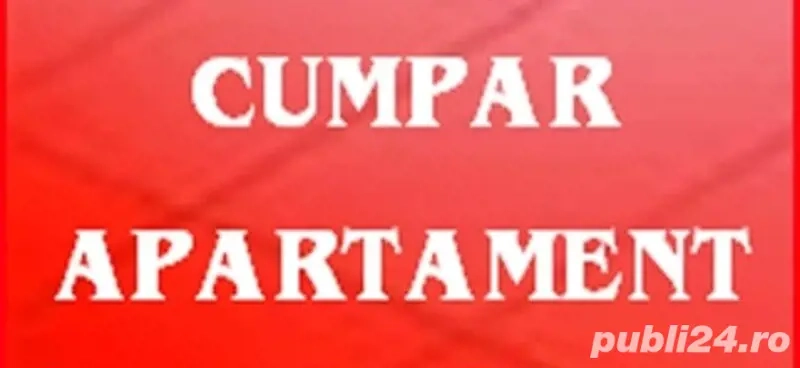 Achiziționez apartament cu o cameră 