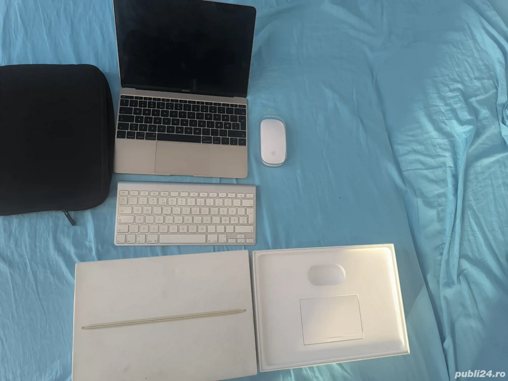 Pachet Apple Premium: MacBook 12" Retina + Magic Mouse + Magic Keyboard + Husă