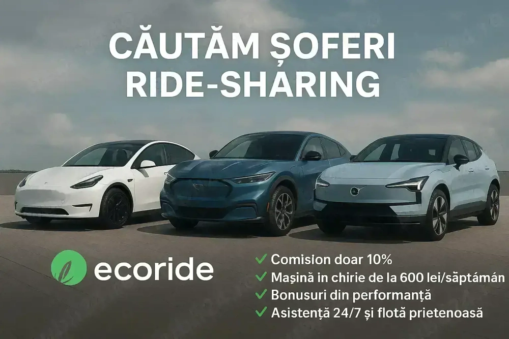 AME ECORIDE   Partener BLUE recrutează Șoferi seriosi în București