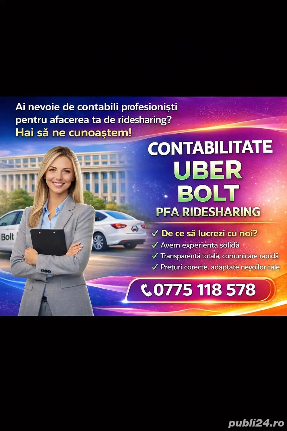 UBER   BOLT   Contabilitate și înființare