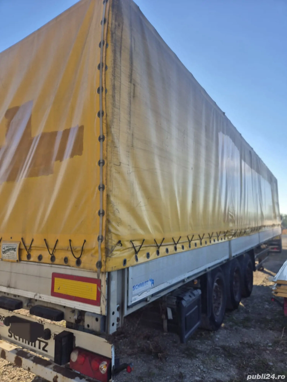 Semiremorca Schmitz cu obloane sasiu galvanizat 