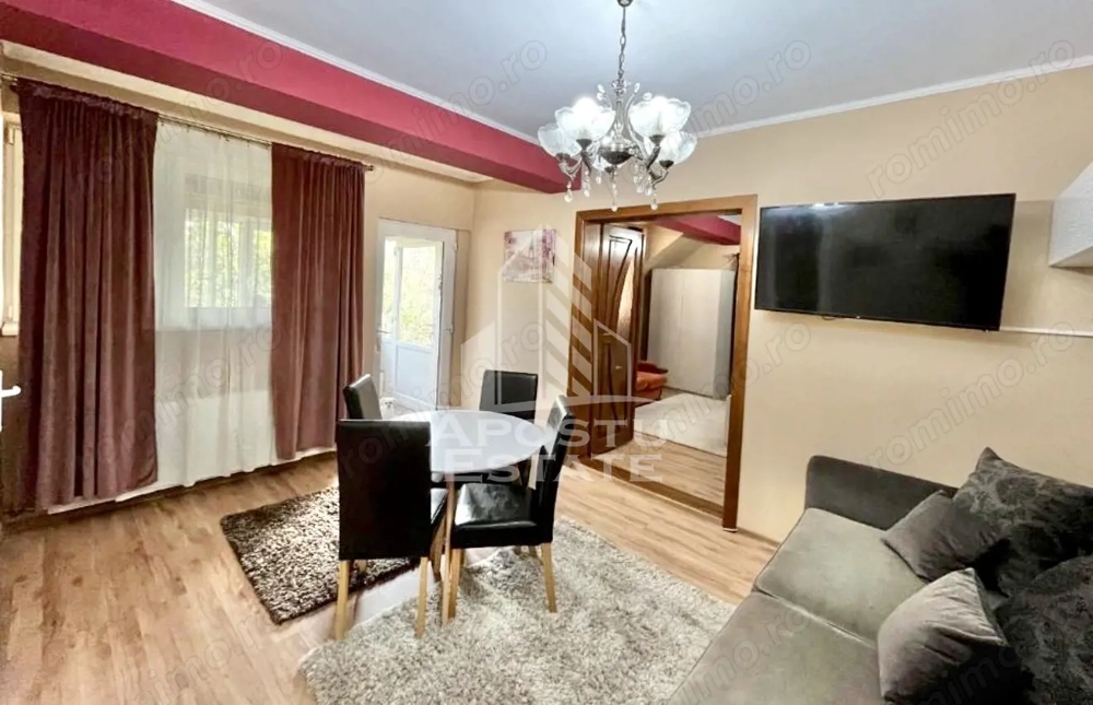 Apartament cu 2 camere, curte proprie,Pet Friendly,zona Lipovei