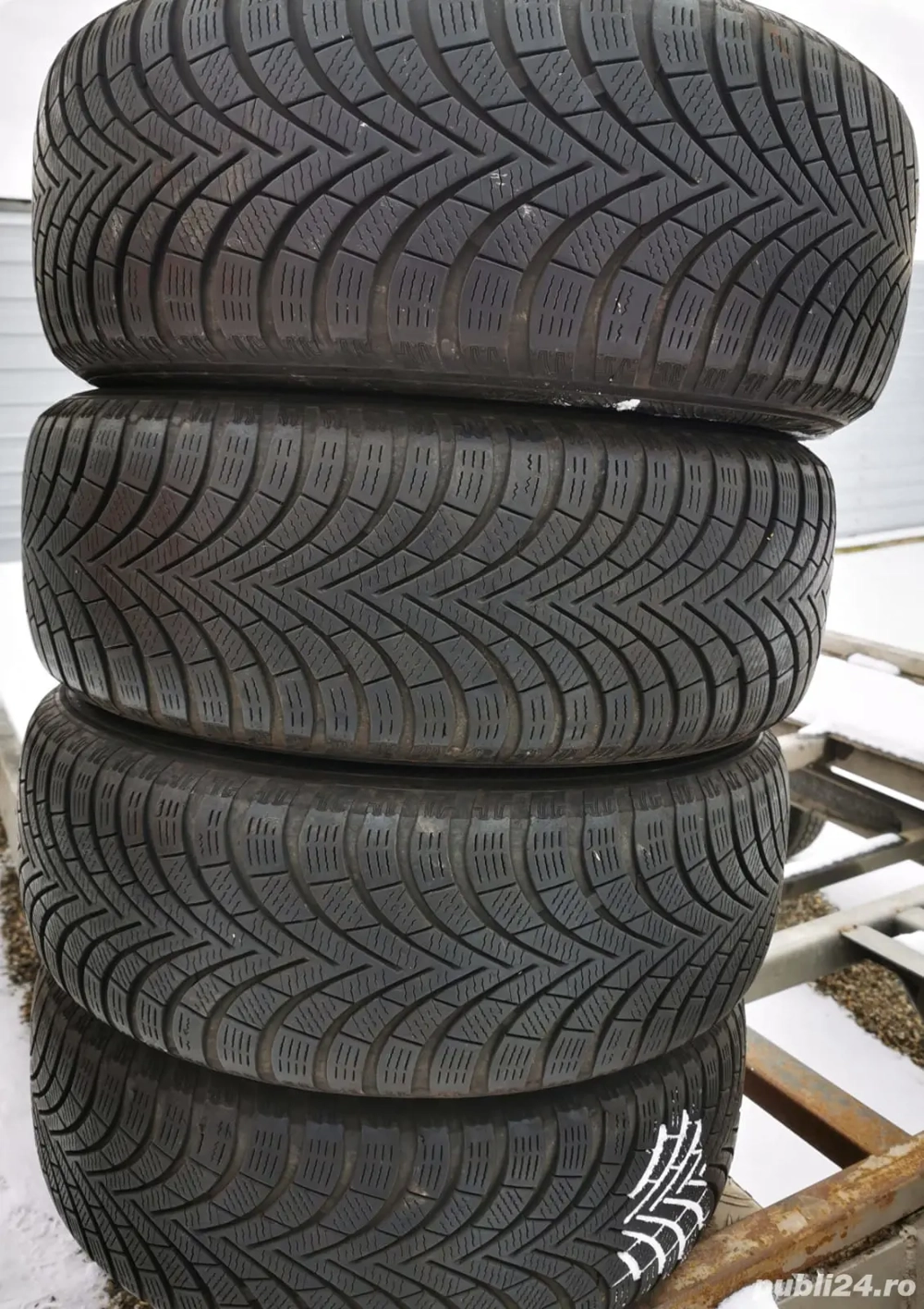 Set 4 Roți Iarna 205/55 R16 – Jante Tabla+ Anvelope 