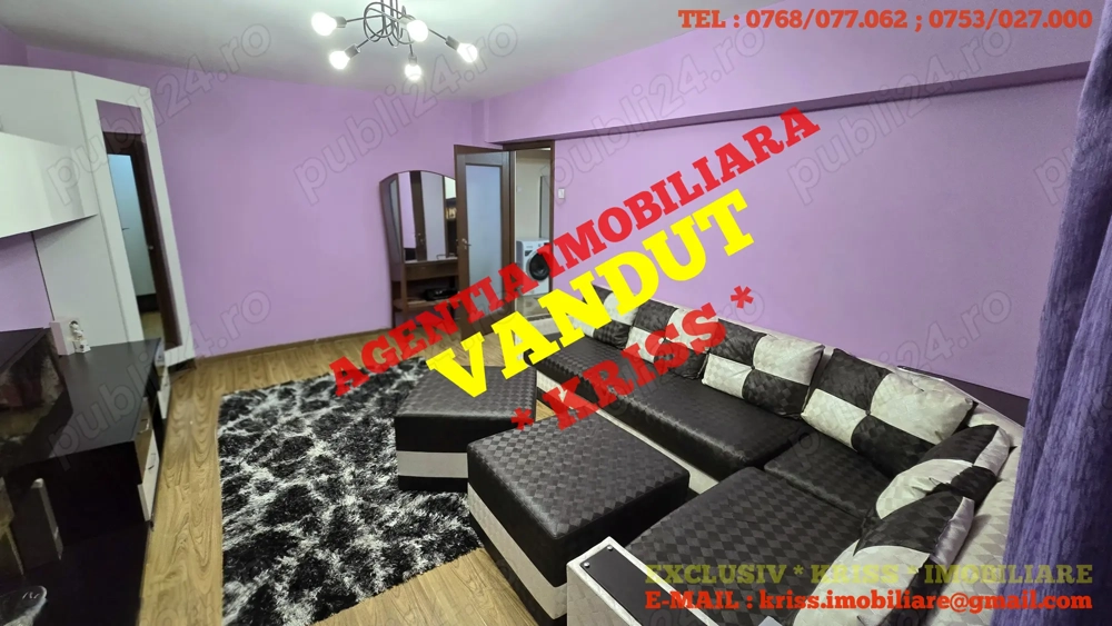 OFERTĂ! Apartament 3 Camere PRUNDU - DEPOU Confort 1 Decomandat Mobilat Și Utilat