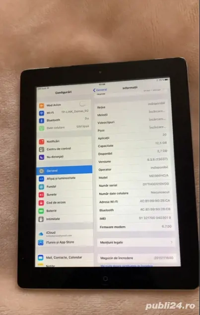 Tableta iPad 3 Celular 2012