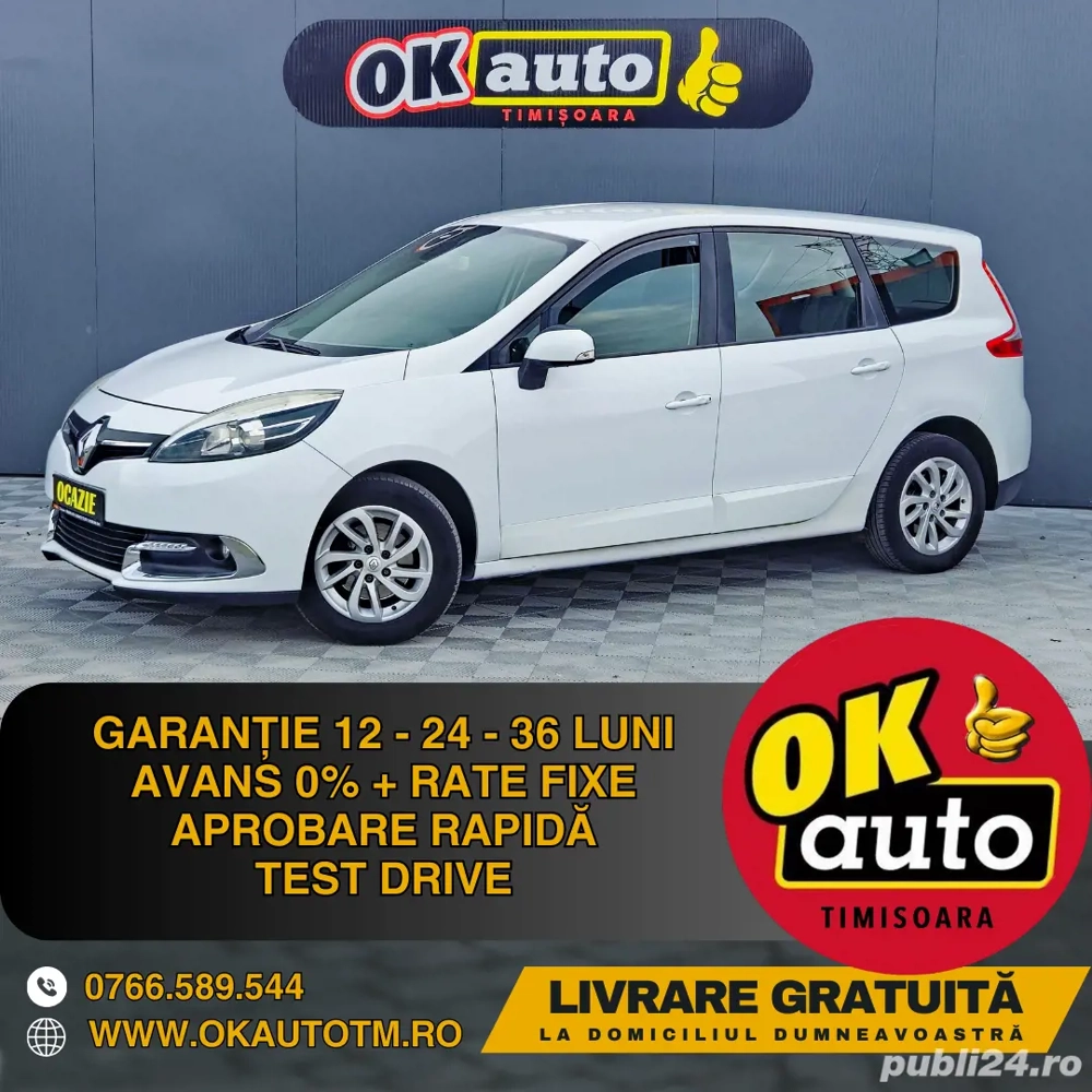 Renault Grand Scenic - 1.5 diesel - 110 c.p. - 2013 - euro 5