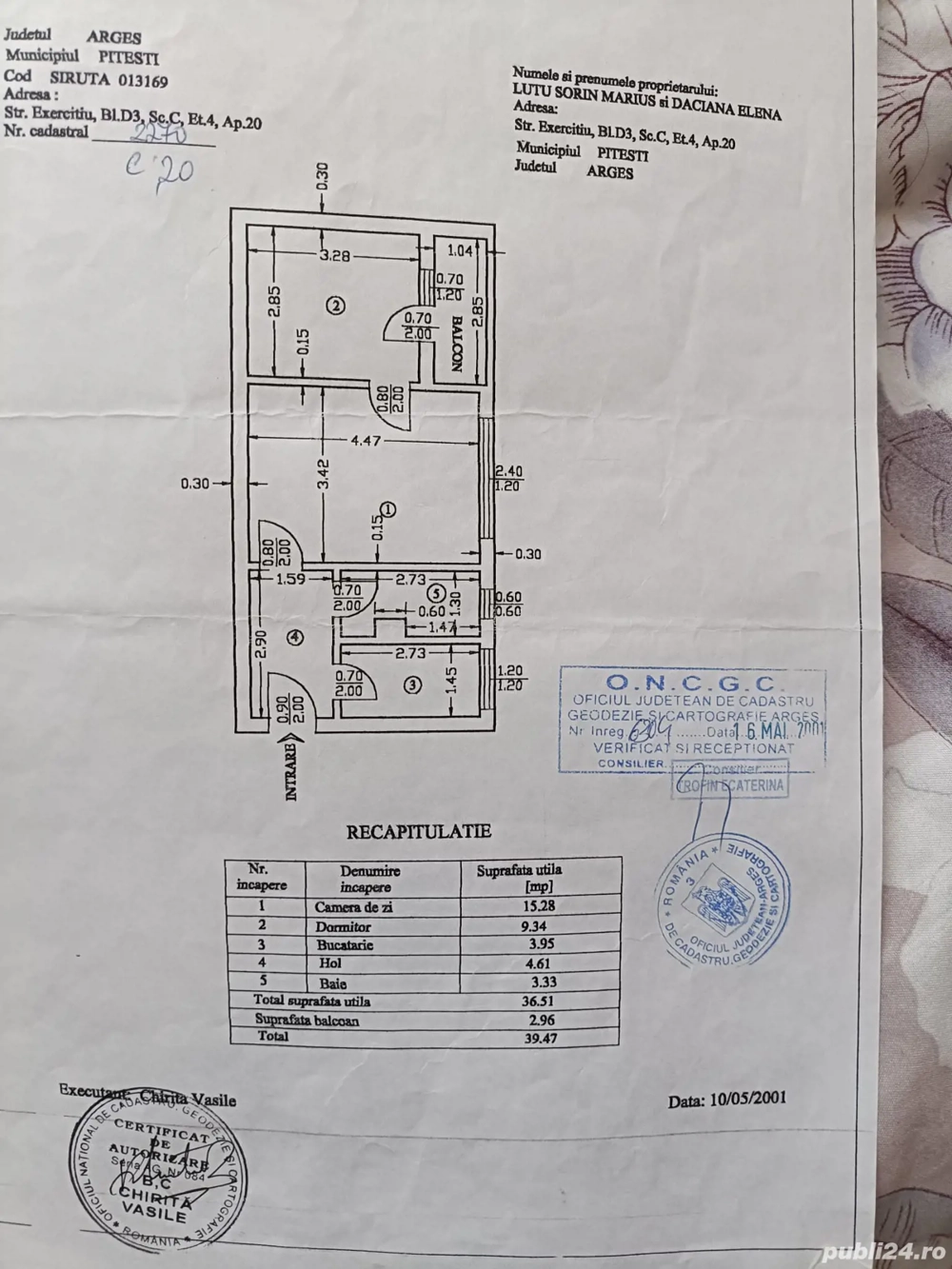 Apartament 2 camere, loc de parcare inclus!!!