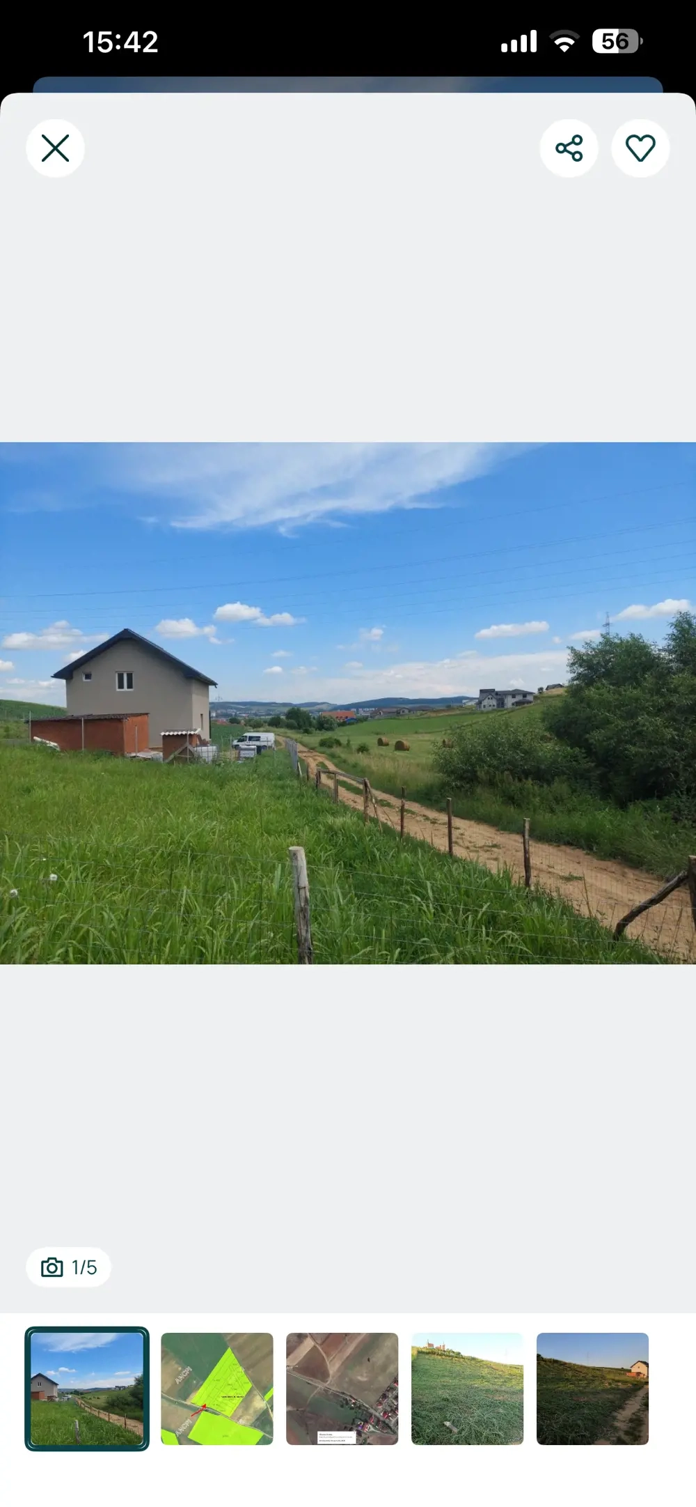 Teren intravilan Nazna str Liliacului, 465mp