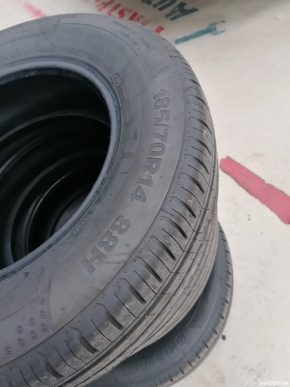 Set anvelope de vara Giti Synergy E1, 185/70R14 88H, DOT 2025, noi