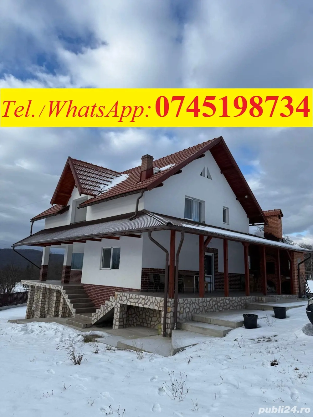 Inchiriez casa utilata si mobilata, util 215 mp, parter + etaj, 4 dormitoare, bucatarie, 3 bai