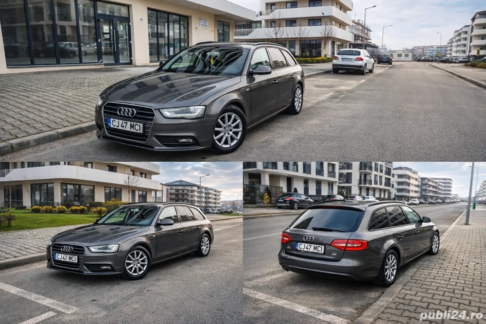 ! Citiți descrierea ! Audi A4 -Xenon, Navigație, Piele , EURO 6,  2.0 Ultra tdi schimb cu suv