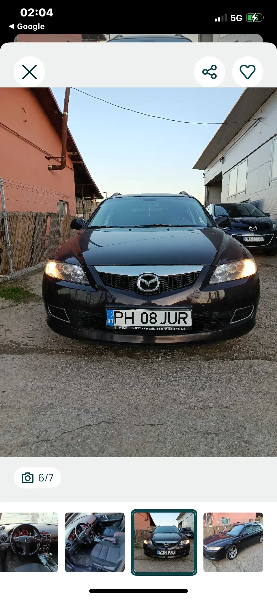 Motor Mazda 6 2.0 d an 2008