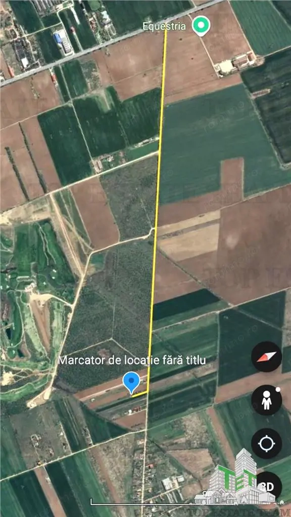 Vanzare teren Peris Ilfov  500 mp pentru casa acces rapid DN1