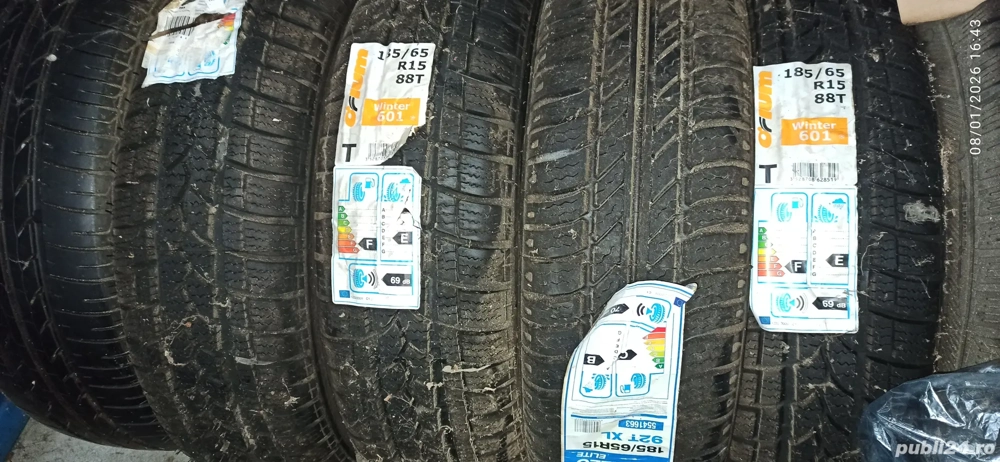 vand set anvelope iarnă noi185 65 15