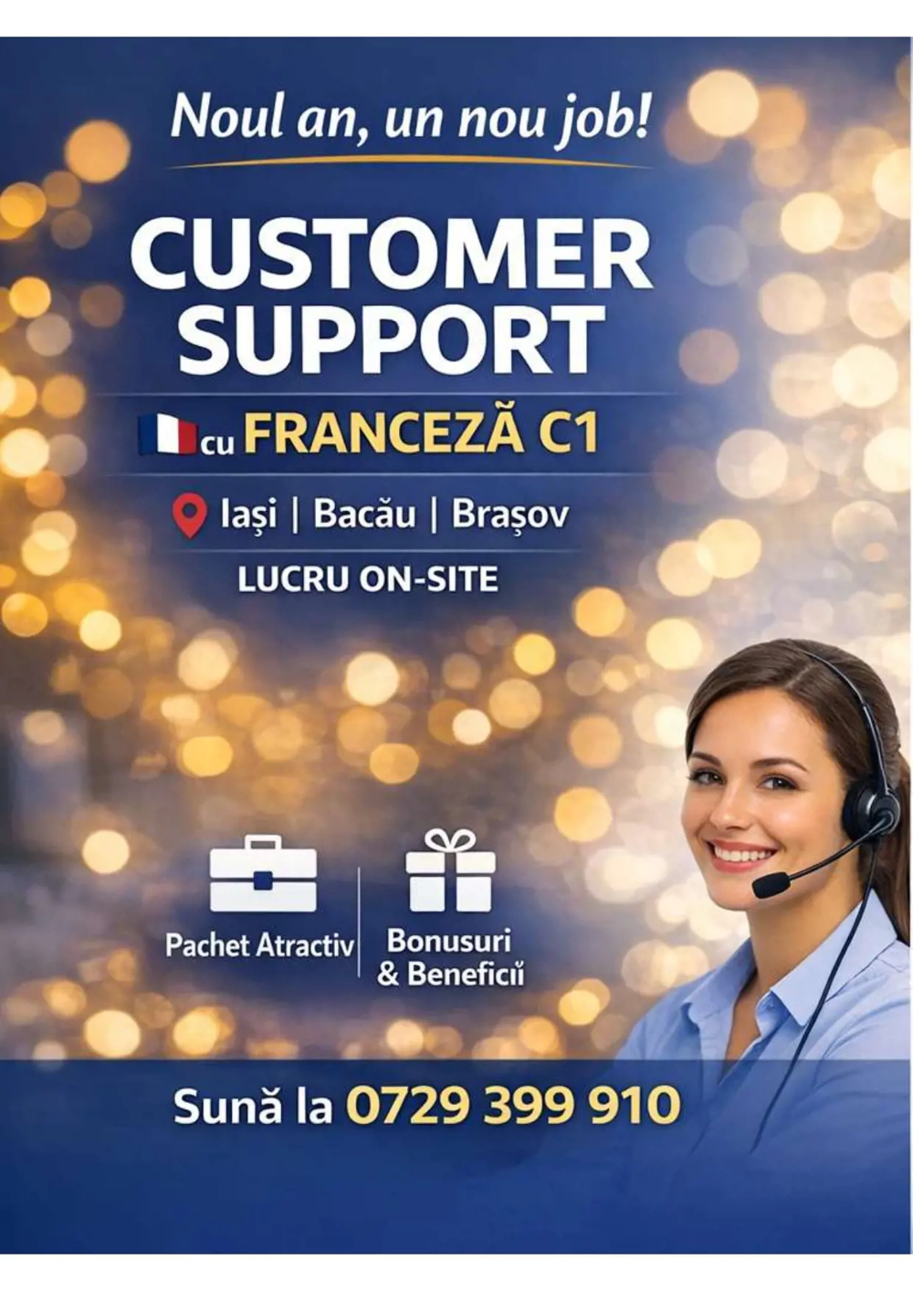 It customer support cu franceza