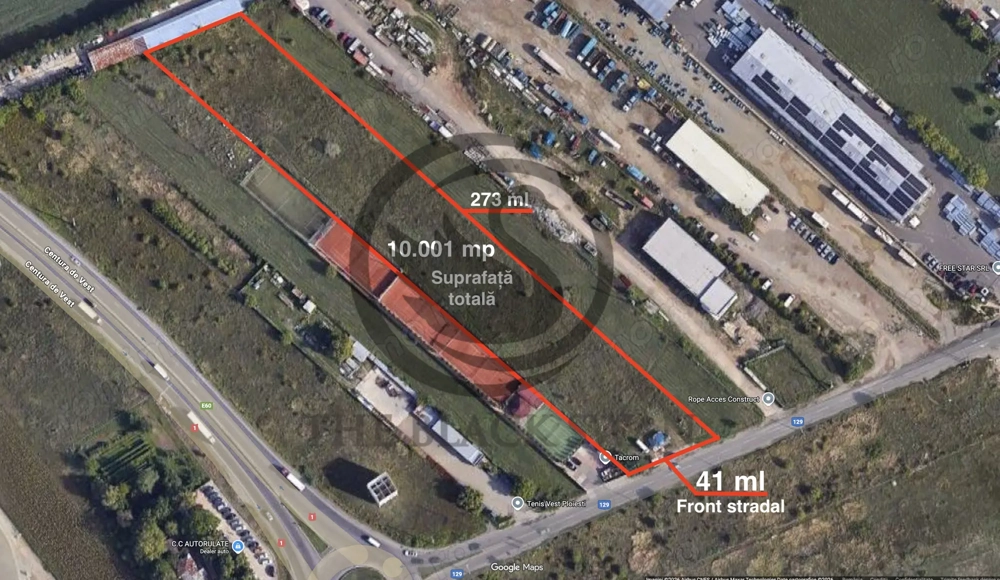 Teren intravilan de vanzare | 10.001 MP | Ploiesti  Vest | Comision 0%