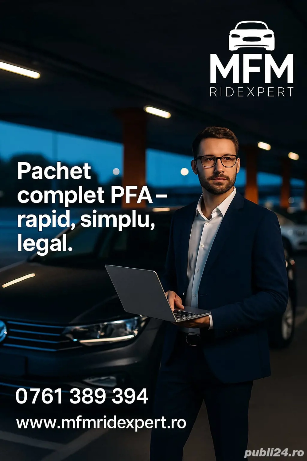 Inchiriere masini Logan Renault Uber - Bolt Ridesharing Infiintam PFA