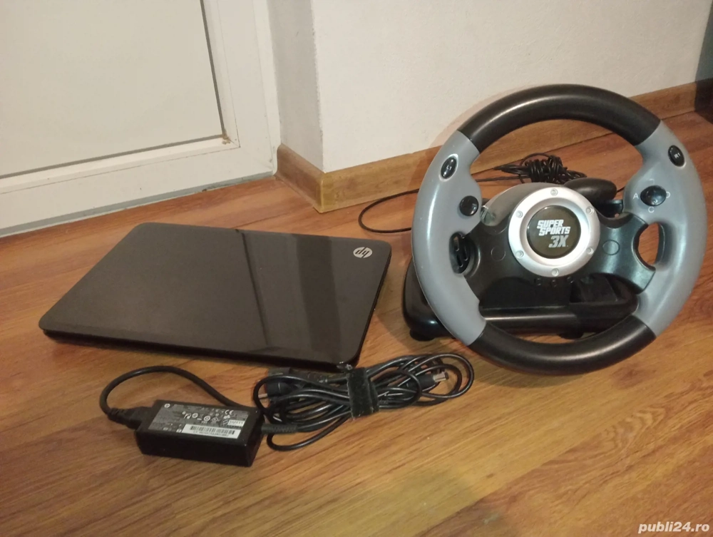 Laptop HP Pavilion Go + Volan Super Sport 3x   Impecabil